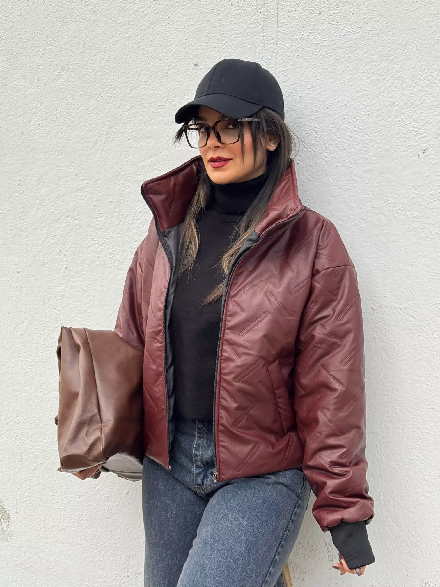 کاپشن چرم تیلور Teylor